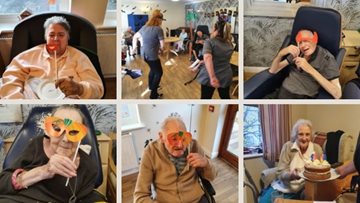 Halloween and birthday celebrations for Sheffield care home Residents